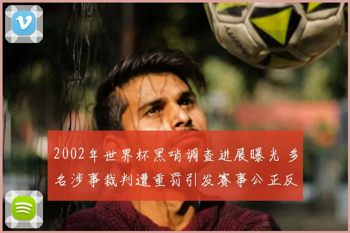 2002年世界杯黑哨调查进展曝光 多名涉事裁判遭重罚引发赛事公正反思